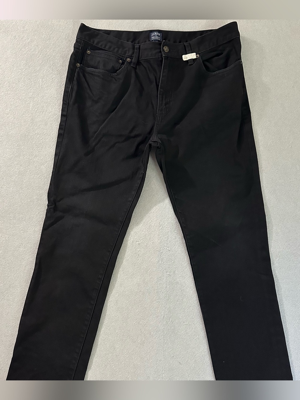 J. Crew Men's Slim Straight Jeans in Black